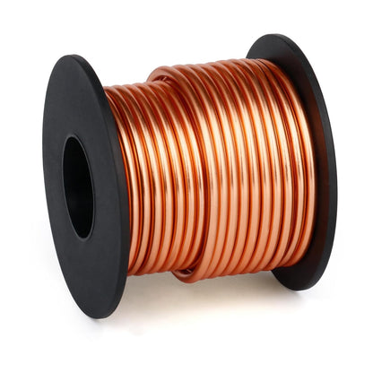 Aluminum Craft Wire, 32.8 Feet 3.0 mm/ 8 Gauge Copper Bendable Soft Metal Aluminum Wire Roll Bulk for DIY Crafts Sculpting Jewelry Making