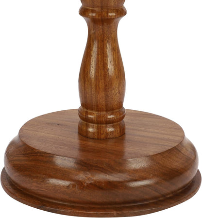 Bhartiya Handicrafts Rosewood Yarn Winder & Swift Combo | Large Capacity 10 Oz Yarn Ball Winder | Perfect for Crocheting, Knitting & DIY Craft Projects