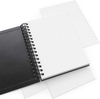 ARTEZA Watercolor Sketchbook Set, 3-Pack, 64 Pages per Book, 5.5 x 8.5 Inches, Black Hardcover Spiral Notebooks, 140-Pound Premium Watercolor Paper for Artists - Crafty Corner
