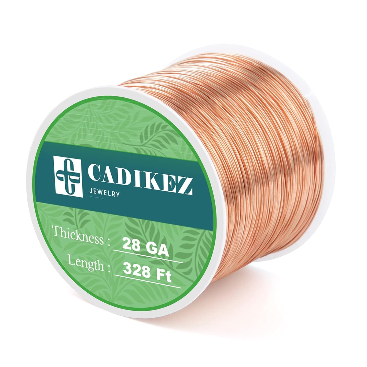 Cadikez 26 Gauge Rose Gold Plated Brass Jewelry Making Wire 100M/0.4mm Soft Metal Wire Bulk for Jewelry Making - Crafty Corner