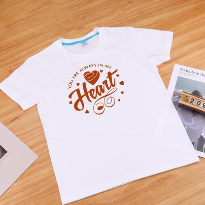 HTVRONT Orange Heat Transfer Vinyl Bundle - 10 Pack 12" x 10" HTV Vinyl for T-Shirt, Texas Orange Iron on Vinyl for Cricut, Silhouette Cameo or Heat Press Machine