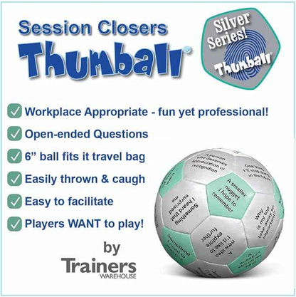 Trainers Warehouse 6" Thumball Collection, 32 Prompts for Conversation, Team Building, Relationship and Training