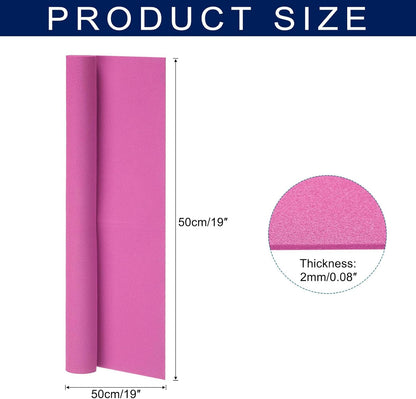 MECCANIXITY Foam Sheets Crafts 19x19 Inch 2mm EVA Craft Foam Paper Foam Sheets for Crafts Projects DIY Cosplay Modeling, Rose Red