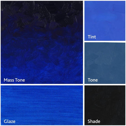 Tusc & Pine Artist Oil Paint - Ultramarine Blue, 150 ml, Non-Yellowing, Rich & Creamy Consistency, Maximum Pigment Load, Small Batch Milled Oil Paints Made in the USA for Professional Artists