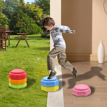 Stepping Stones for Kids – 6 pcs EPP Balance Sensory Kids Stepping Stones for Toddlers 1-3 for Indoor Outdoor Activity Promoting Toddler's Balance and Coordination Skills