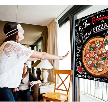Pizza Party Decorations Pin The Pepperoni on The Pizza Party Game for Pizza Family Night Birthday Party Pizza Party Supplies Favors