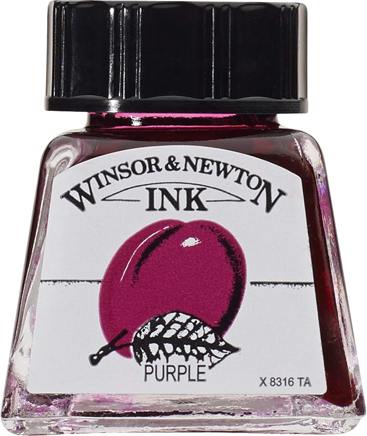 Winsor & Newton Drawing Ink, 14ml Bottle, Purple - Crafty Corner