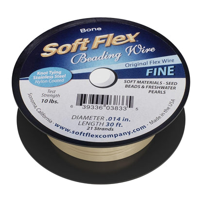 Soft Flex 21 Strand Beading Wire - Fine 0.14 Diameter - 30 Feet Design Wire - Crafty Corner