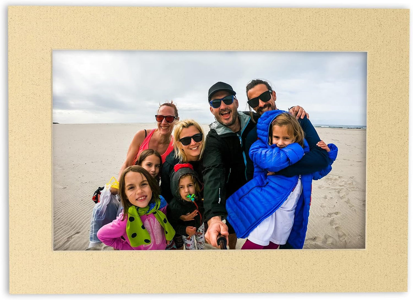 11x14 Mat for 8.5x11 Photo - Precut Tan Picture Matboard for Frames Measuring 11 x 14 Inches - Bevel Cut Matte to Display Art Measuring 8.5 x 11 Inches - Acid Free Pack of 25 MATS