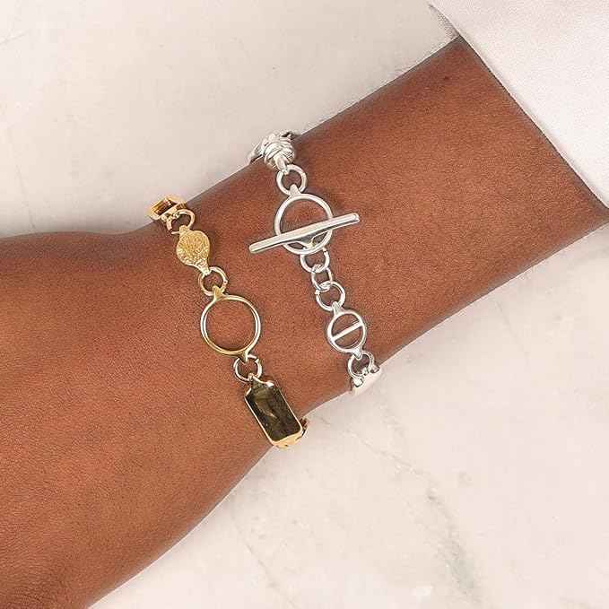 PotomacBeads Jewelry-Making Kit - Infinite Links for Customizable Premium Jewelry | Real European Silver & 24kt Gold Plated