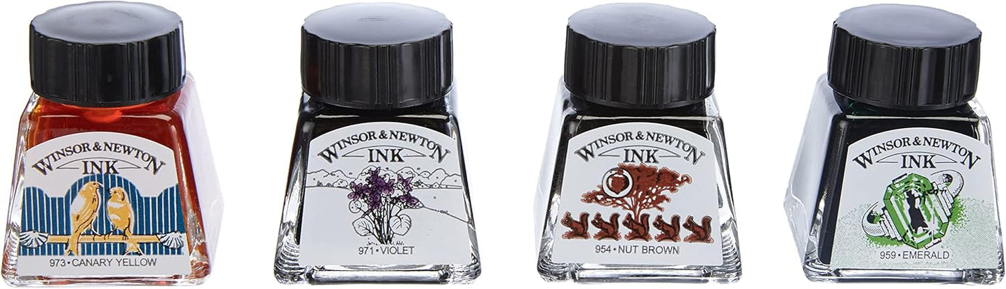 Winsor & Newton Collection Drawing Ink Set, Set of 8, Henry Collection - Crafty Corner