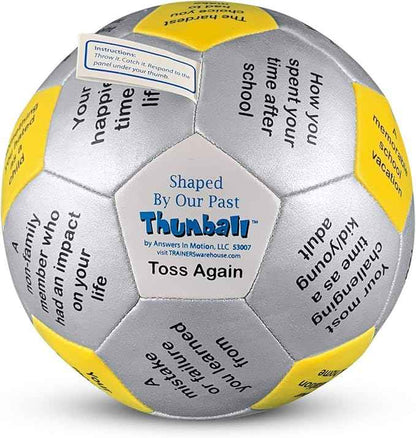 Trainers Warehouse 6" Thumball Collection, 32 Prompts for Conversation, Team Building, Relationship and Training