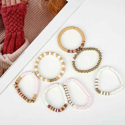 Gionlion 3000 Pcs Clay Beads for Bracelets, Bracelet Making kit Golden Beads for Jewelry Making, Charms Bracelet Kit DIY Arts and Crafts Birthday Easter Gifts