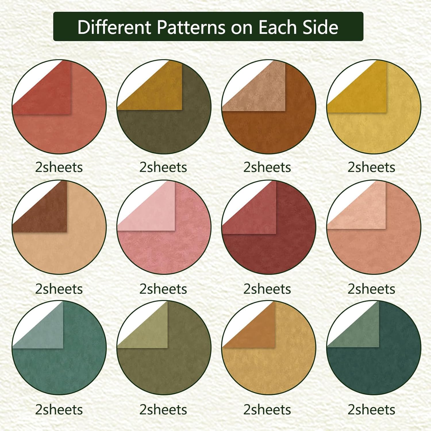 Scrapbook Paper 12x12 Brown, 24 Sheets/24 Designs Double-Sided Bohemian Patterned Craft Paper, Boho Tone Decorative Paper for Junk Journals Greeting Cards Photo Album Decoration (Boho Tone, 12x12 in) - Crafty Corner