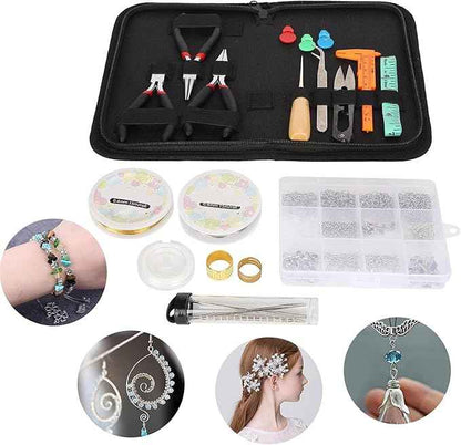 Jewelry Making Supplies Kits DIY Set, Complete Accessories with Tools and Materials, Ideal for Beginners and Professionals, Creative Handmade Jewelry Projects
