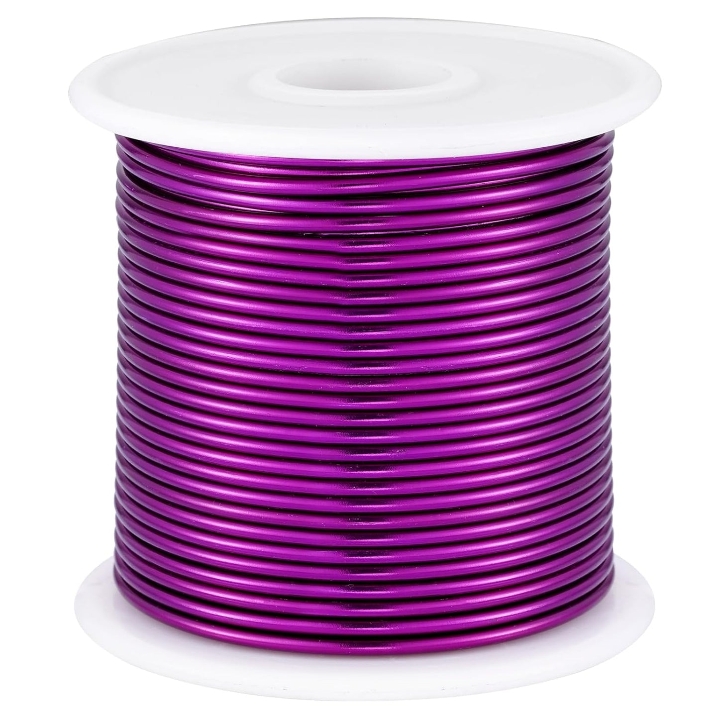 12 Gauge Purple Aluminum Craft Wire (105FT) - Anodized for Jewelry Making, Beading Floral, Plant Gardening, Sculpting & Modeling Craft Wire (Purple #11, 2mm) - Crafty Corner