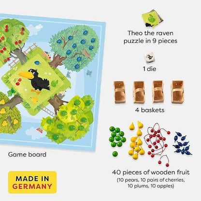HABA Orchard Game - A Classic Cooperative Introduction to Board Games for Ages 3 and Up (Made in Germany)