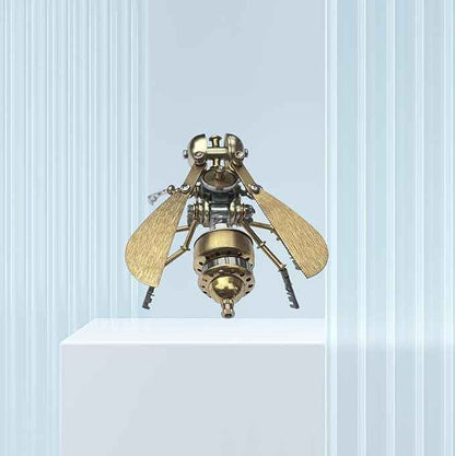 3D Steampunk Metal Puzzle Insects Model Bug Mechanical Making Kit,DIY Projects Craft Kits for Adults,Hobby Kit Funny Ideas Birthday (Little Bee -B)