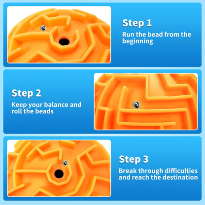 YongnKids 4 Pack 3D Puzzle Maze Ball Toys| Brain Teaser Puzzles Maze Game for Adults & Kids Ages 8-12 13+ Gifts, Games for Adults and Family Best- Easy & Medium & Hard Challenges