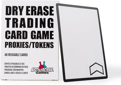 Apostrophe Games Dry Erase MTG Tokens Set of 40 Cards – Reusable Proxies/Tokens for Trading Card Games