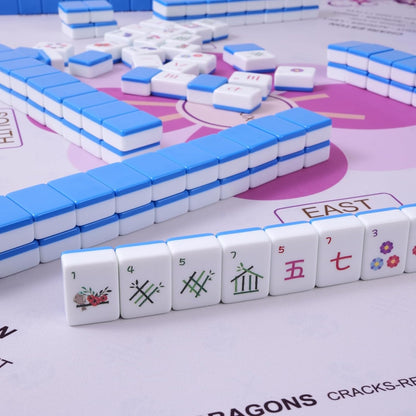 American Mahjong Tile Set (Blue)