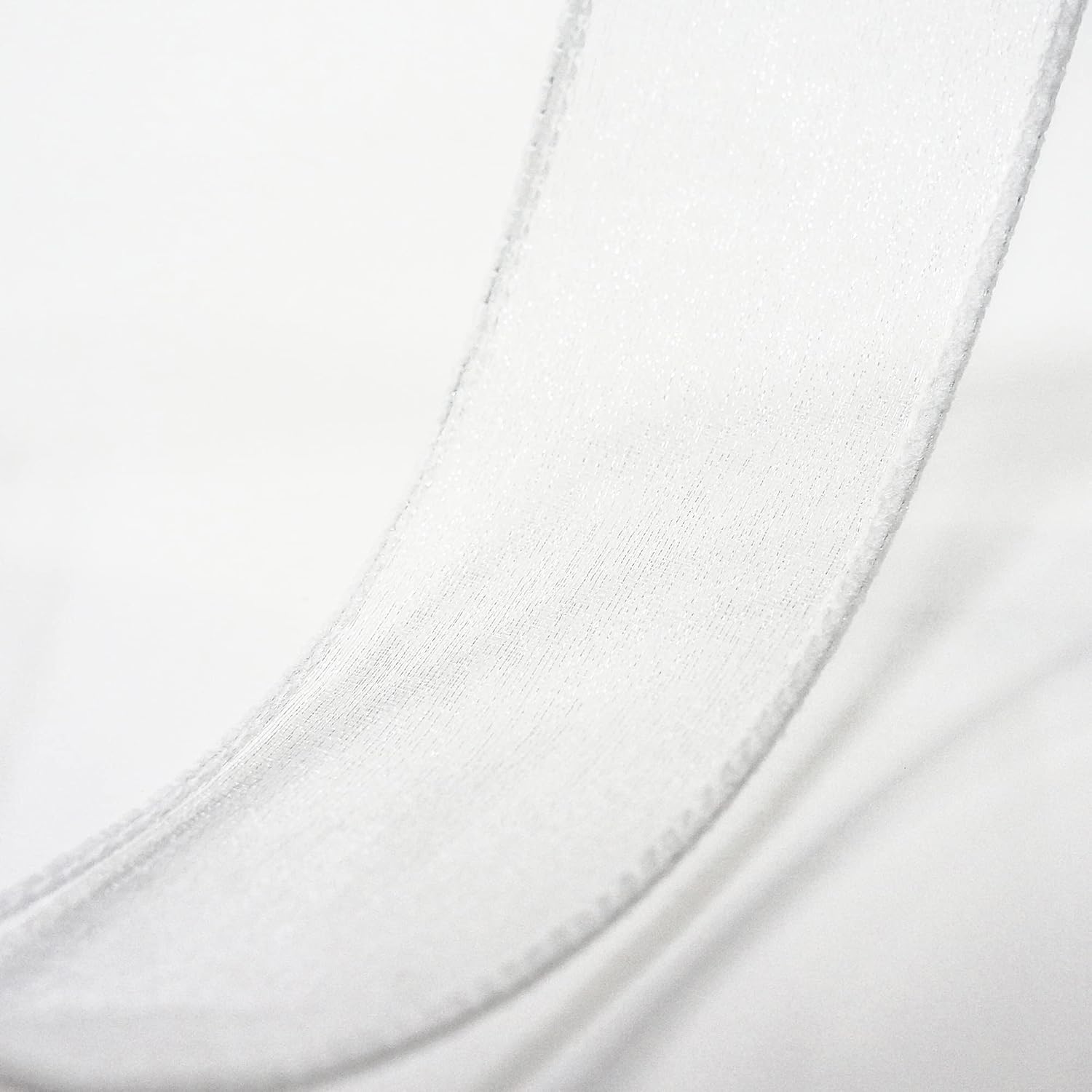 CT CRAFT LLC Sheer Organza Wired Ribbon 1.5" x 50Yards White for Wedding Chair Bow Flora Bouquet Gift Wrapping Christmas Tree Home Decor Wreath - Crafty Corner