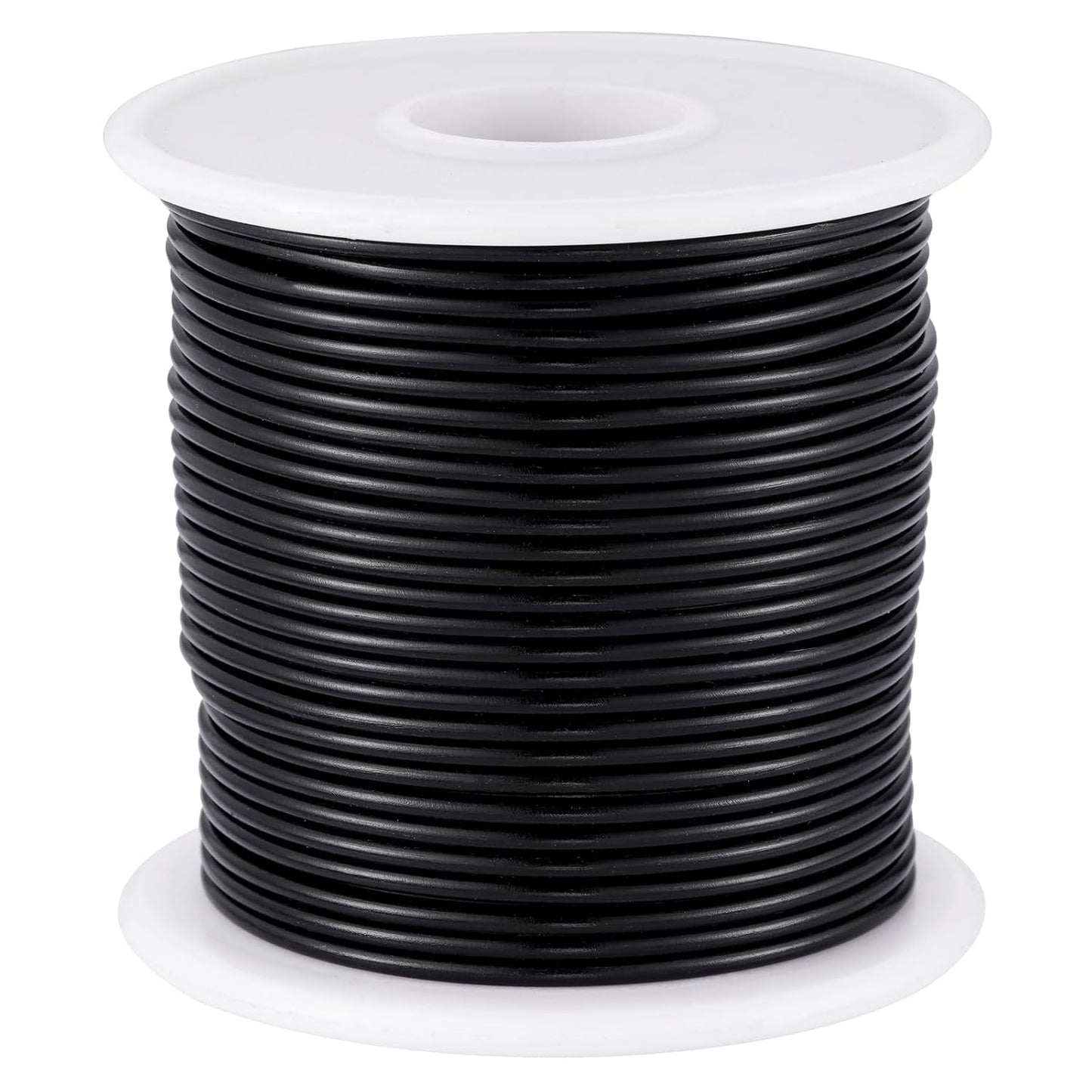 12 Gauge Black Aluminum Craft Wire (105FT) - Anodized for Jewelry Making, Beading Floral, Plant Gardening, Sculpting & Modeling Craft Wire (Black #10, 2mm) - Crafty Corner