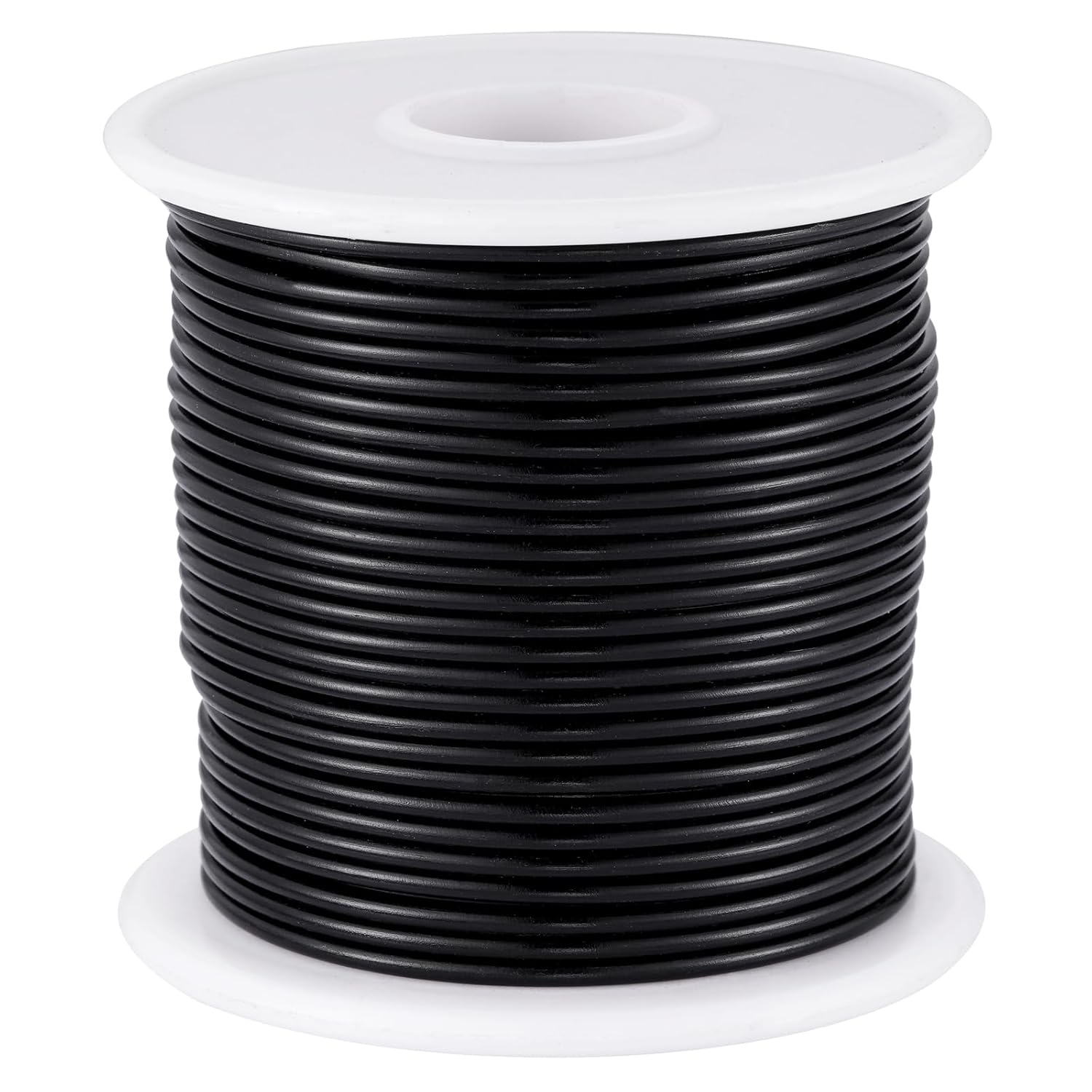 12 Gauge Black Aluminum Craft Wire (105FT) - Anodized for Jewelry Making, Beading Floral, Plant Gardening, Sculpting & Modeling Craft Wire (Black #10, 2mm) - Crafty Corner