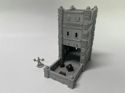 HAUTICO Dwarf Dice Tower Terrain Scenery for 20-28mm Miniatures Wargame, D&D Table Top Game Paintable