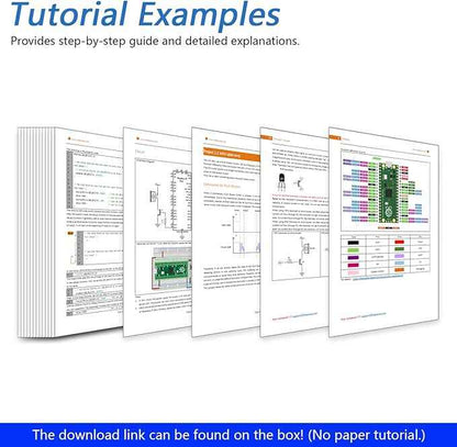Freenove Ultimate Starter Kit for Raspberry Pi Pico 1 2 W (Not Included), 767-Page Detailed Tutorial, 220 Items, 119 Projects, Python C Java Code