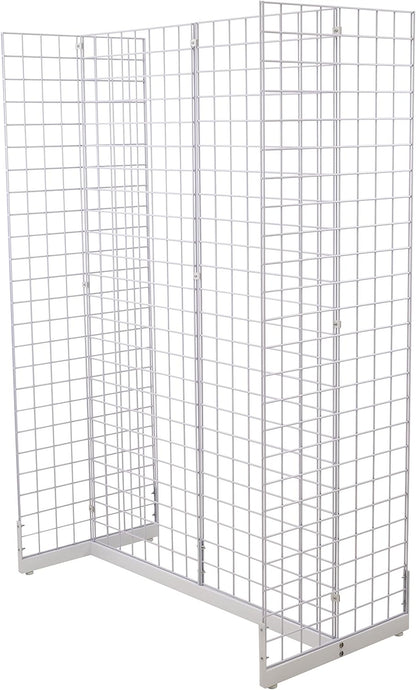 Gridwall Joining Clip Connectors for Grid Panels, Powder-Coated or Chrome Plated Steel (Quantity 20) (20, Black)