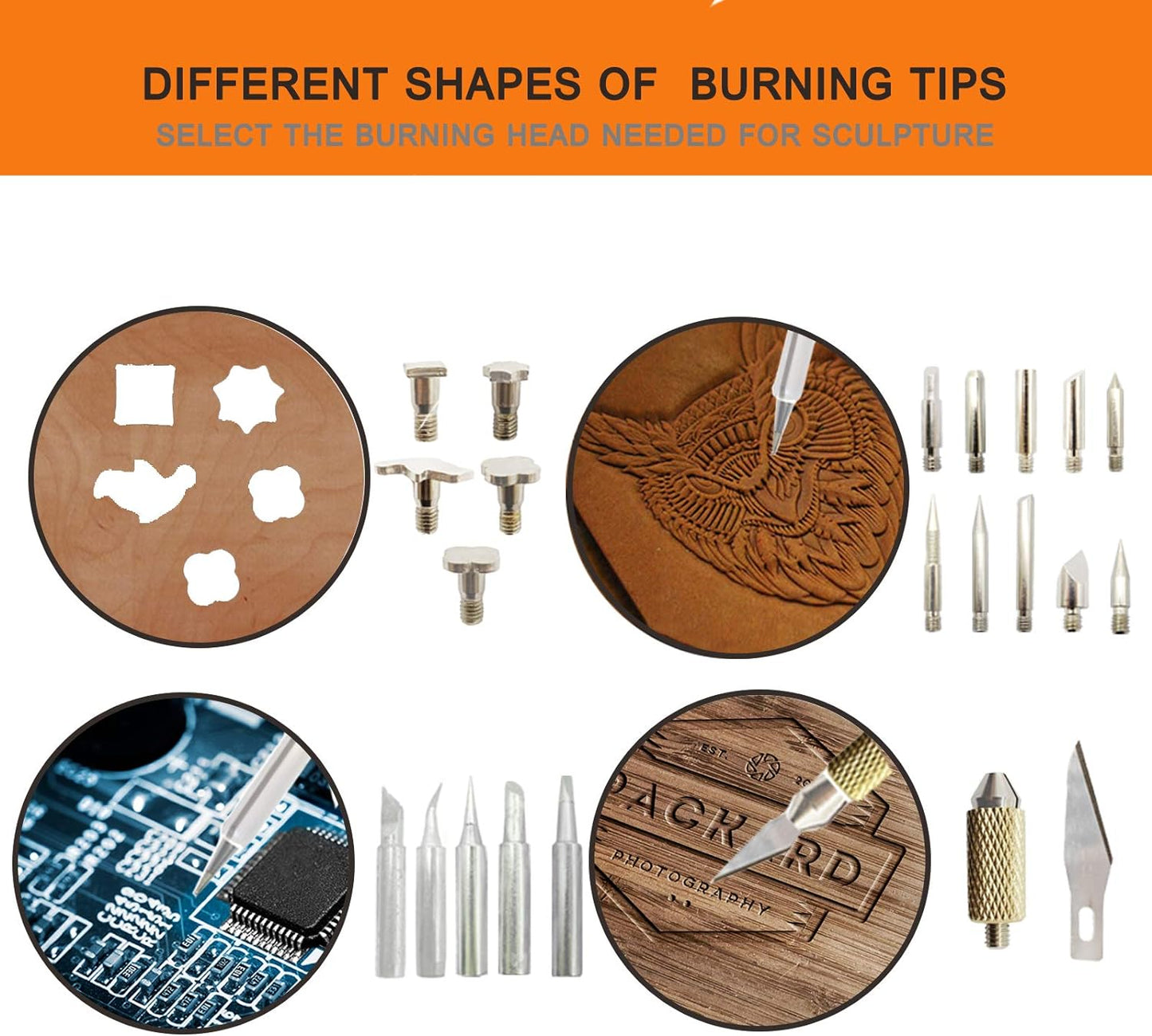 Wood Burning Kit, 110 Pieces Wood Burning Tool with Adjustable Temperature 200-420°C, Professional Wood Burner Pen for Embossing Carving Soldering - Crafty Corner