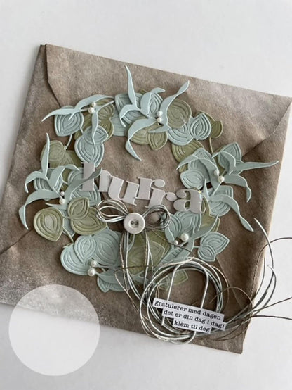 Lapoo Metal Cutting Die for Scrapbooking, 3D Backgrounds Frame New Cutting Dies DIY Album Card Making Decor Paper Craft Metal Die Cuts Party Wedding Decorations (Falling Flower 3 x 2 in)