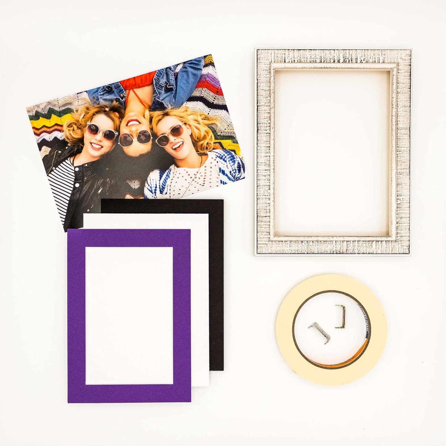 5x7 Mat for 8.5x11 Frame - Precut Mat Board Acid-Free Show Kit with Backing Board, and Clear Bags Purple 5x7 Photo Matte Made to Fit a 8.5x11 Picture Frame Matboard for Framing, Pack of 1 Mat
