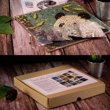 Mosaic Art Kit Square 7inch 20cm Rabbit