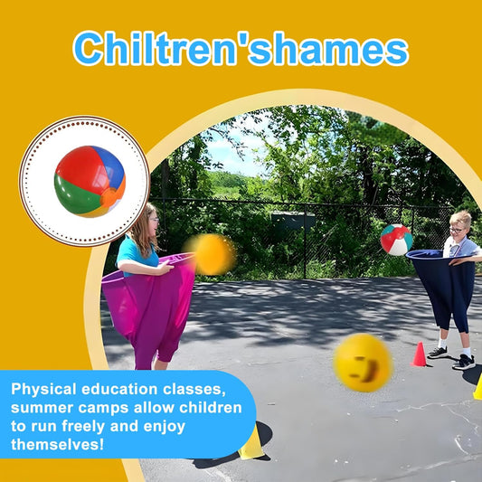 Grandma Pants Garden Game, Grandma Pants Outdoor Game, Equipped with Inflatable Balloons and Bicycle Pumps, Suitable for Birthdays, Barbecues, and Outdoor Activities for Family Reunions