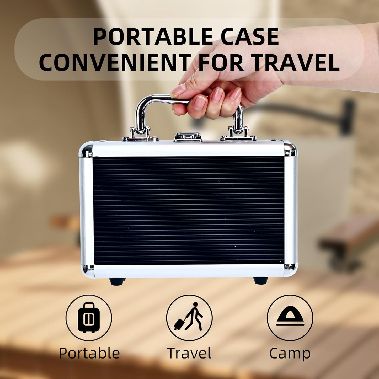 Dominos Set for Adults, Jumbo Size Black Dominoes for Classic Board Games, Double Six Jumbo Size Dominos Set 28 Tiles with Black Aluminum - Juegos de Mesa, Festival Present (2-4 Players)