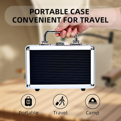 Dominos Set for Adults, Jumbo Size Black Dominoes for Classic Board Games, Double Six Jumbo Size Dominos Set 28 Tiles with Black Aluminum - Juegos de Mesa, Festival Present (2-4 Players)