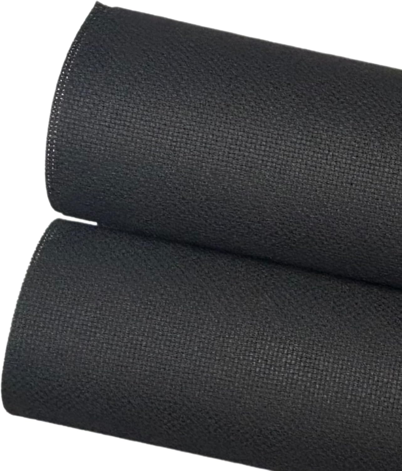 2 Sheets of Black 14 Count Aida Cloth – 18 x 18 Inch Pre-Cut Fabric Squares – Cross Stitch Fabric – 100% Cotton – Ideal for Needlework & Embroidery – The Knotty Unicorn