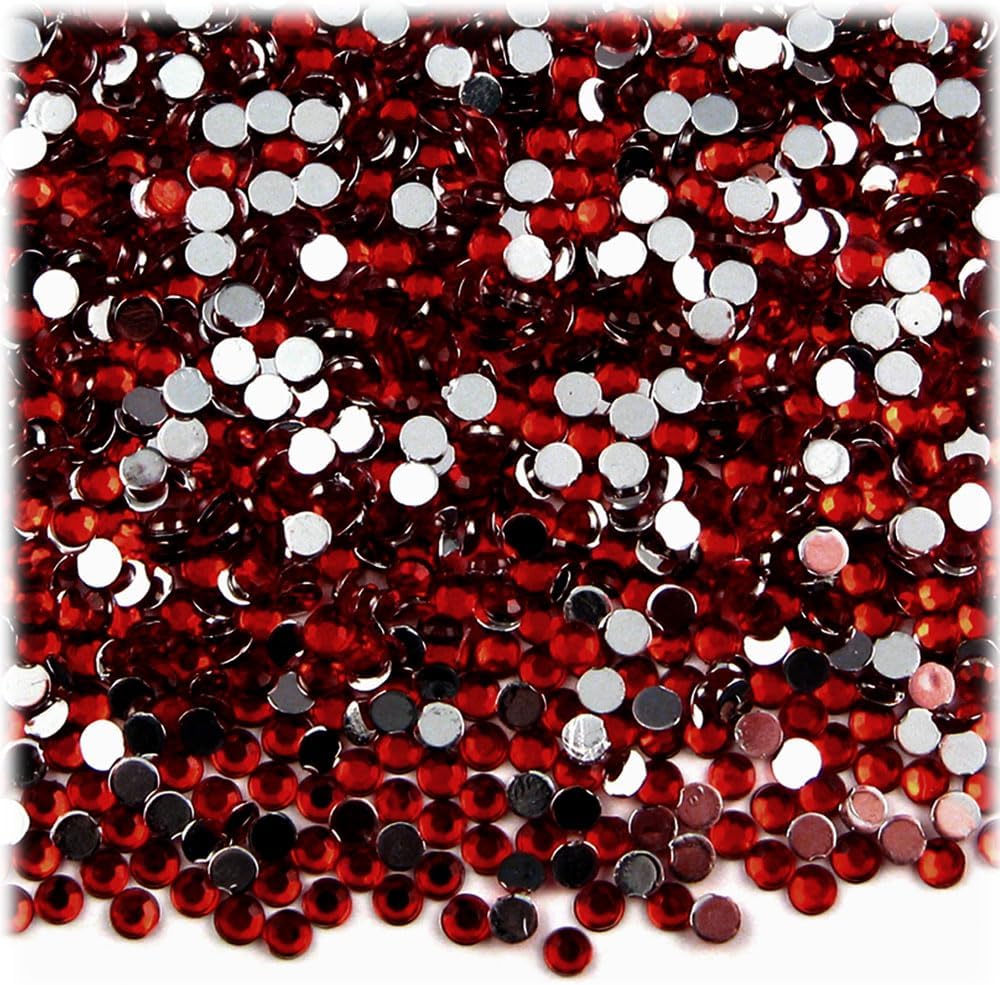 The Crafts Outlet 1,440pc Rhinestones Round 3mm (10ss) Flatback Light Blue LBL - Crafty Corner