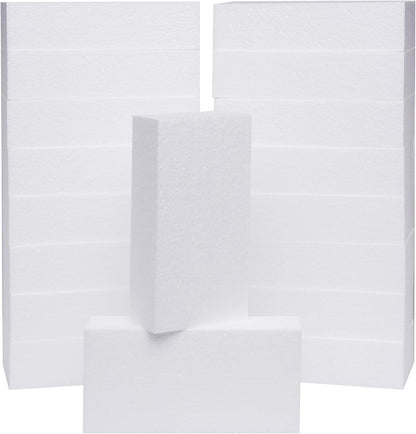 Silverlake 8x4x2 Craft Foam for Styrofoam Block Projects (18-Pack) - Crafty Corner