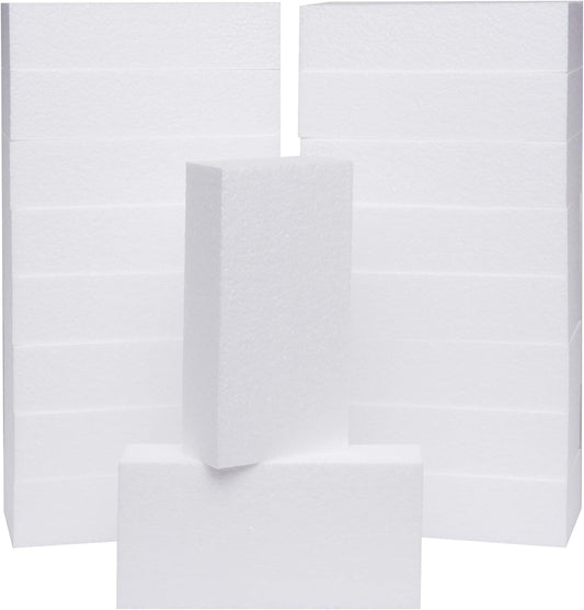 Silverlake 8x4x2 Craft Foam for Styrofoam Block Projects (18-Pack) - Crafty Corner