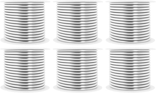 Mandala Crafts 10 Gauge Anodized Aluminum Craft Wire for Jewelry Making - 120 FT Colored Flexible Silver Combo Wire - Bendable for Bonsai Armature Crafting Sculpting - Crafty Corner