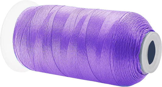 Mandala Crafts Lilac Heavy Duty Thread -1500 Yds Tex 90 Thread for Sewing Drapery Jeans Leather Hair Outdoor Marine Upholstery