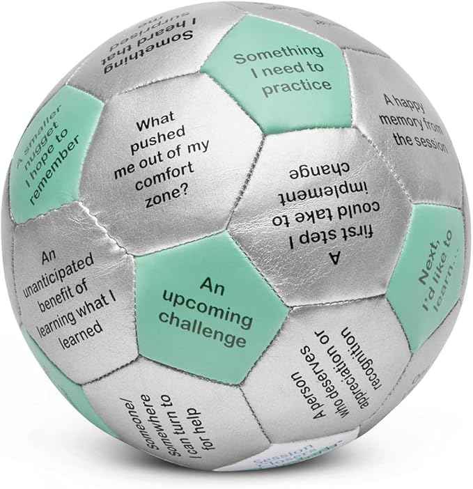 Trainers Warehouse 6" Thumball Collection, 32 Prompts for Conversation, Team Building, Relationship and Training