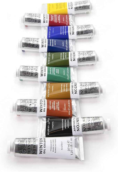Winsor & Newton Winton Oil Paint, Starter Set of 10 x 37ml Tubes