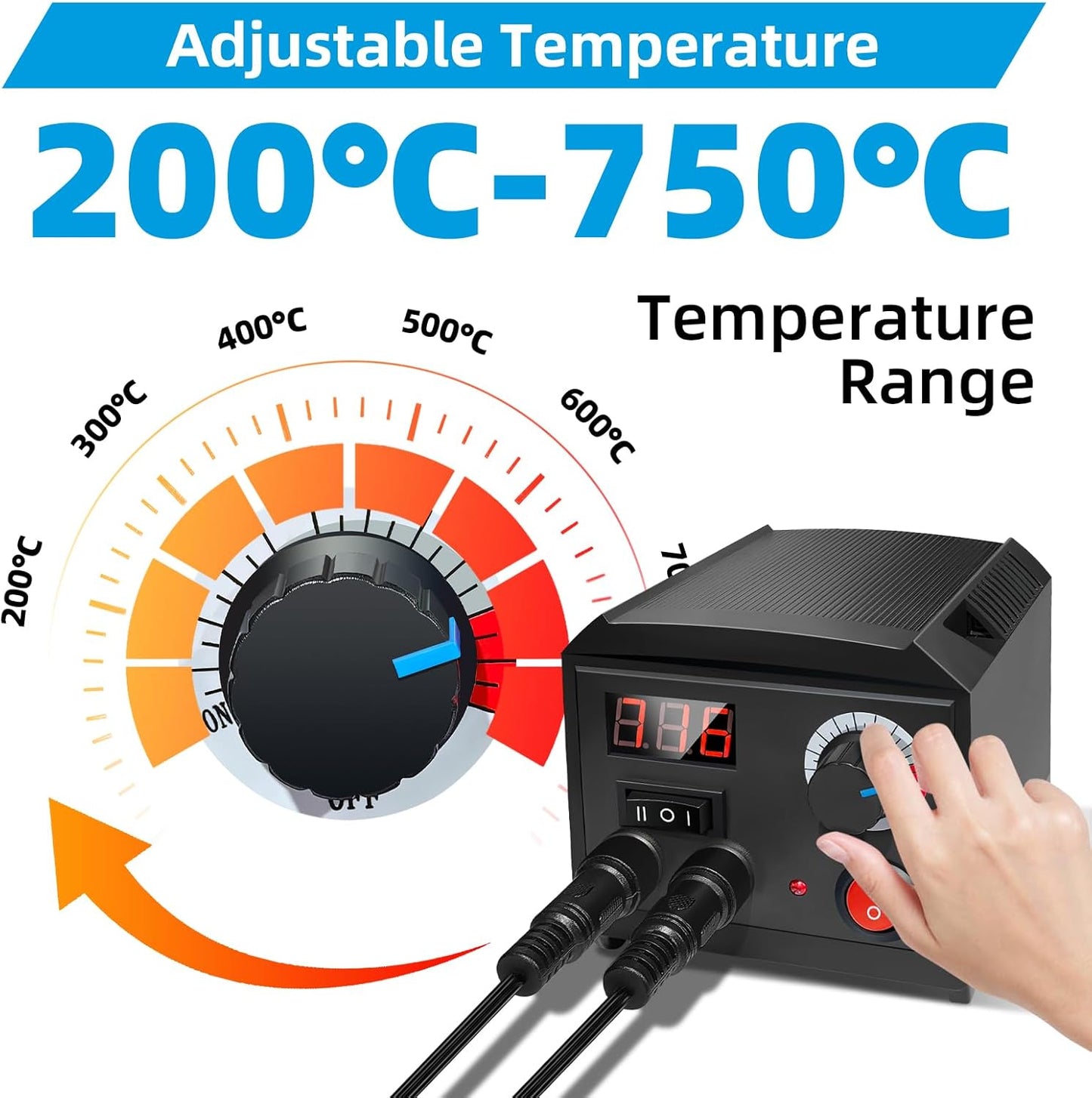 Wood Burning Tool, Wood Burner kit Pen 200~750℃, Wood Burning kit with Digital Thermometer Temperature Adjustable Temperature, 2 pyrographic Wood Burning pens, 36 Wood Burning Pen Tips - Crafty Corner