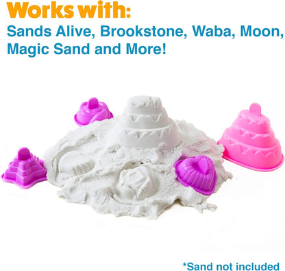 USA Toyz Sand Molds Beach Toys for Kids Set - 23pk Sandbox Toy for Toddlers, Compatible with Foam or Molding Clay Kits, Beach Sand Castle Building, Water Tables, Indoor Outdoor Sensory Toys for Kids