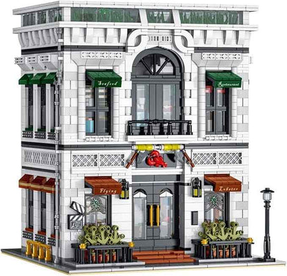 General Jim's Modular City Building Set – Lobster Seafood Restaurant Edition - MOC City Alternative Brick Set