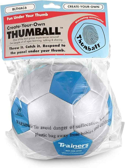 Trainers Warehouse 6" Thumball Collection, 32 Prompts for Conversation, Team Building, Relationship and Training